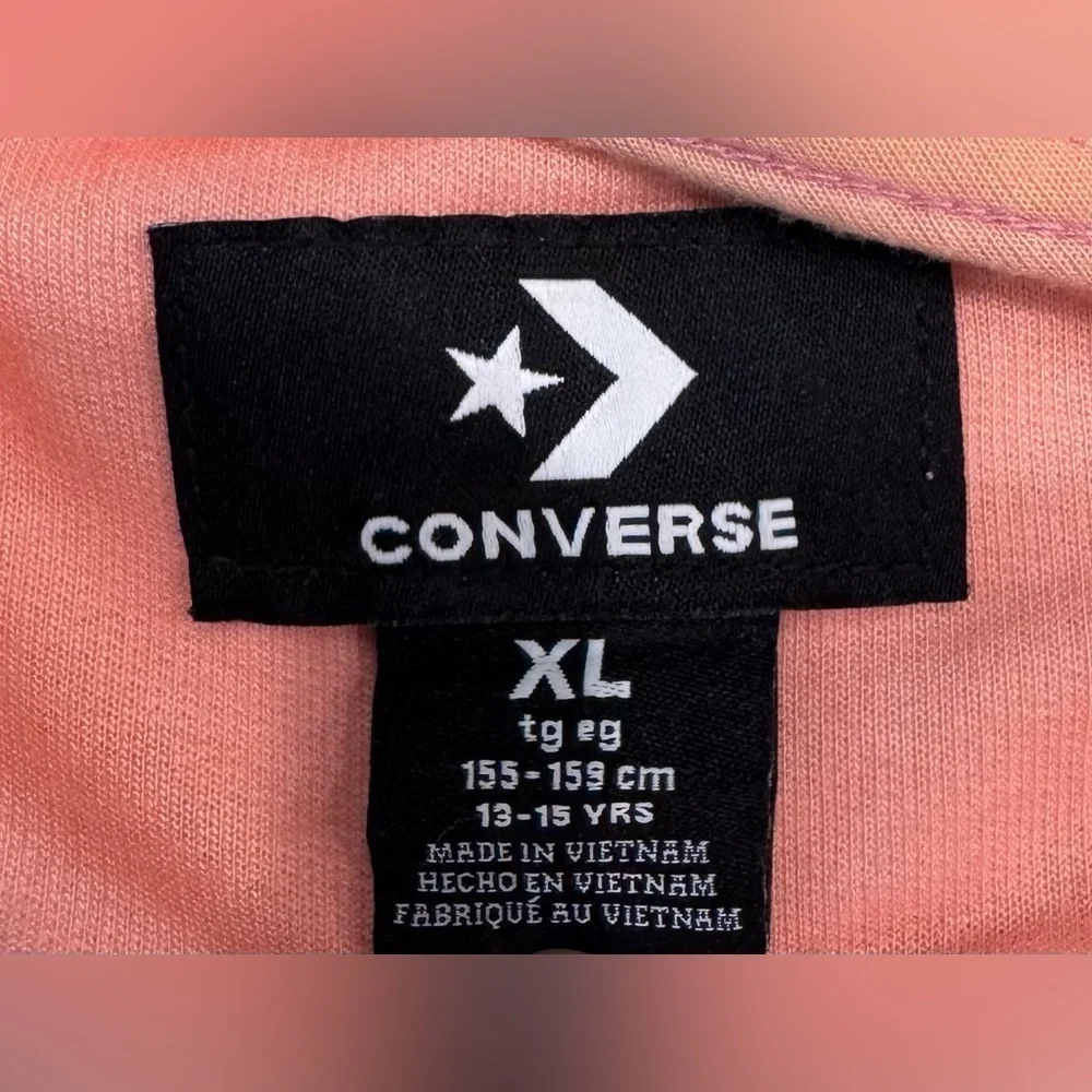 Converse Girls Size XL (13-15yrs) Colorful Terry  Long Sleeve Shirt Dress